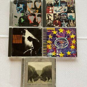 5 U2 CDs Compact Discs